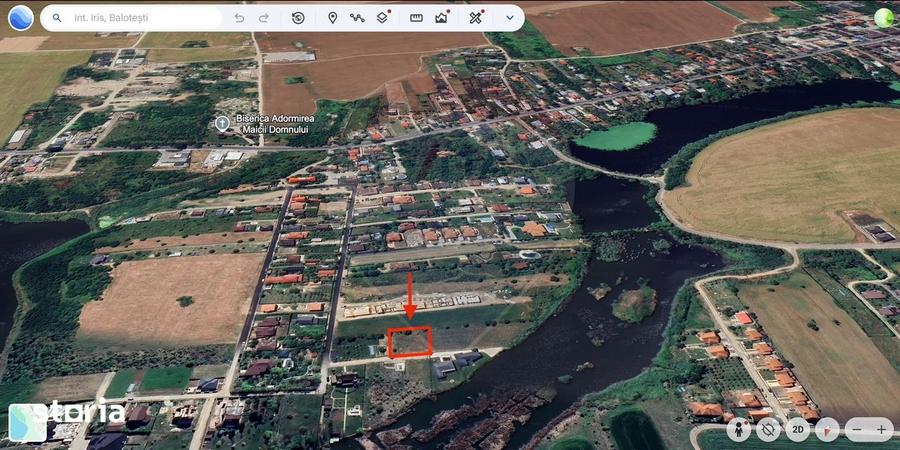 Teren de 547 mp, în Balotești