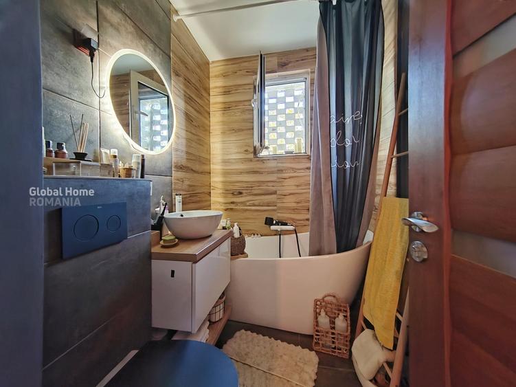 Apartament cu 2 camere semidecomandat, mobilat în Iancului