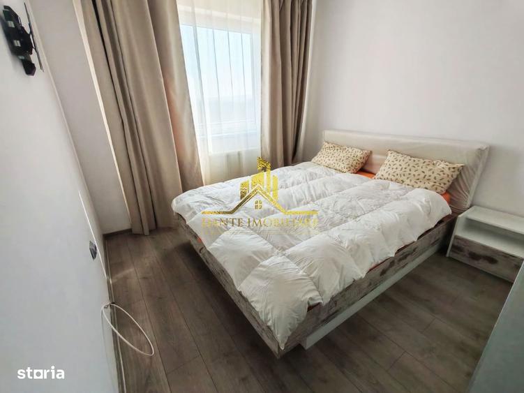 Apartament cu 2 camere semidecomandat, mobilat în Între Lacuri