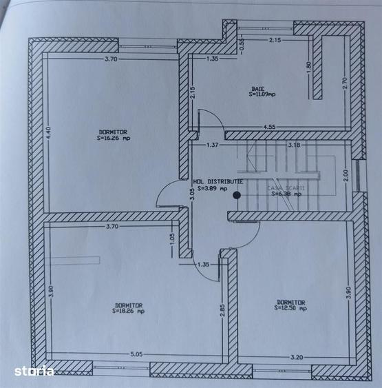 Casă cu 5 camere cu Teren 372 Mp în Roșia
