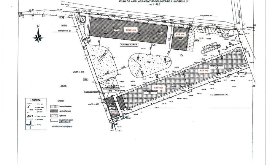 Spațiu industrial, de 2,604 mp, în Est