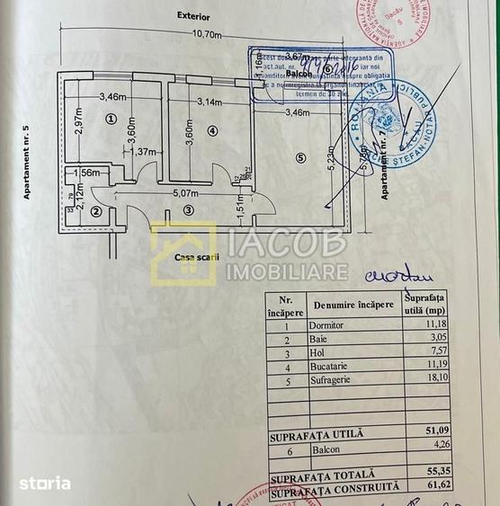 Apartament cu 2 camere decomandat, mobilat în Mioriței