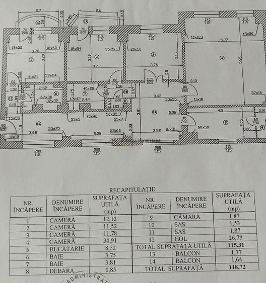 Piața Victoriei | 4 camere decomandat | 125 mp | Bloc 1995 - 18
