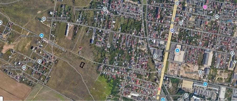 Teren de 1400 mp, în Central