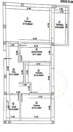 Apartament cu 3 camere, mobilat în Sânpetru