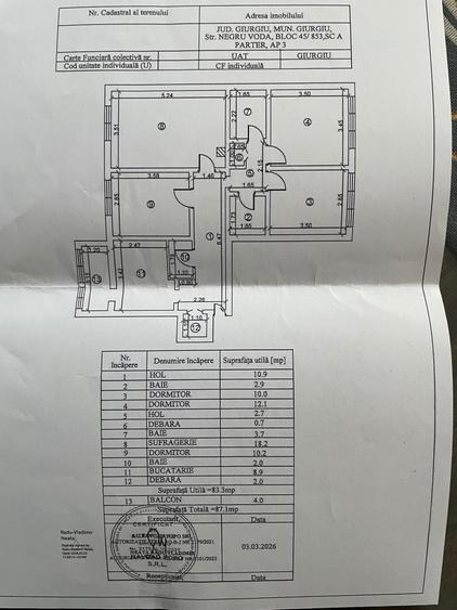 Apartament cu 4 camere decomandat, mobilat în Central