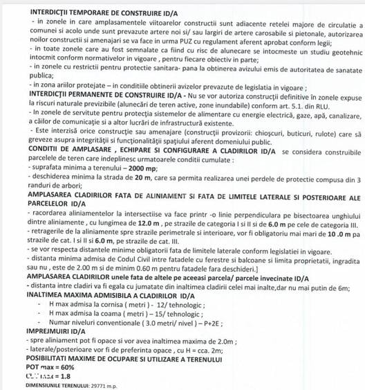 Teren de 29771 mp, în Valea Râmnicului