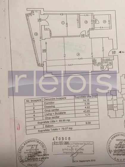 Apartament cu 2 camere decomandat, mobilat în Tei