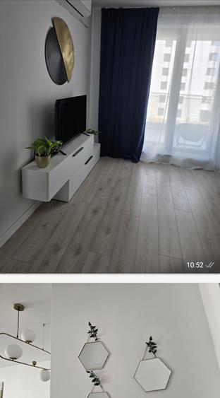 Apartament cu 2 camere semidecomandat în Exterior Vest