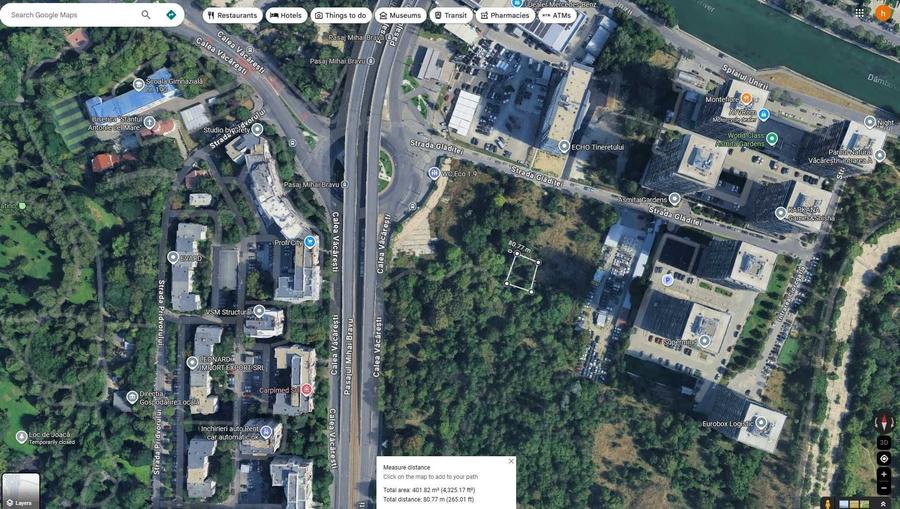 Teren de 400 mp, în Văcăresti