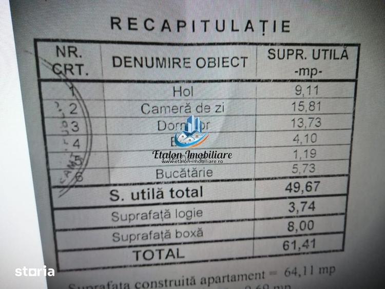 Apartament cu 2 camere decomandat în Est