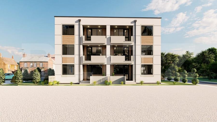 Apartament cu 3 camere semidecomandat în Nord