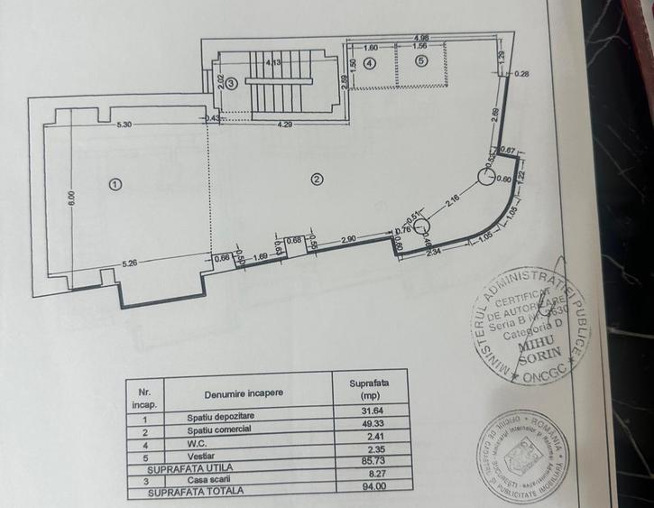 Dinicu Golescu/Stirbei Voda/Spatiu Comercial de Inchiriat/ - 6
