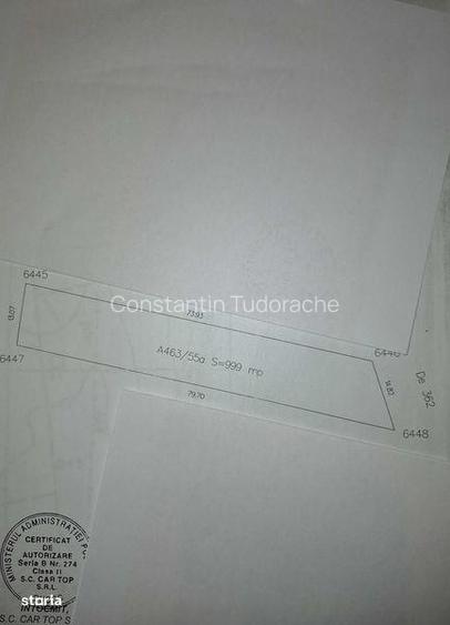 Vand teren intravilan Vama Veche, faleza, primul rand la mare, 1000 mp