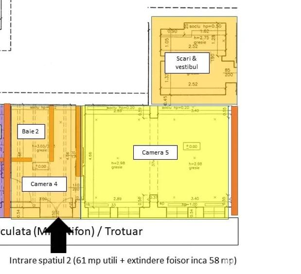 Spațiu comercial, de 111 mp, în Parcul Carol
