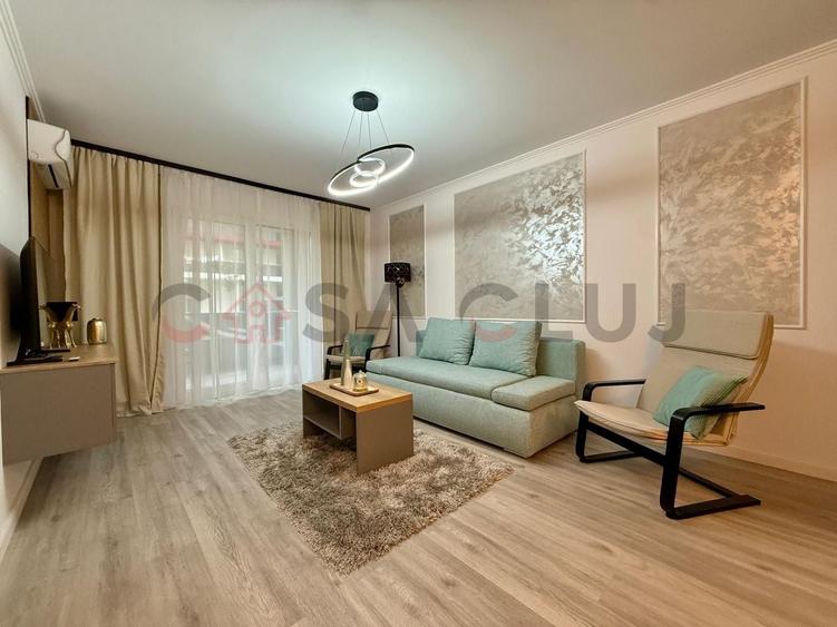 Apartament cu 2 camere semidecomandat, mobilat în Iris