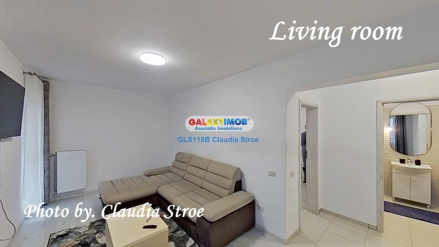 Apartament cu 2 camere semidecomandat, mobilat în Militari