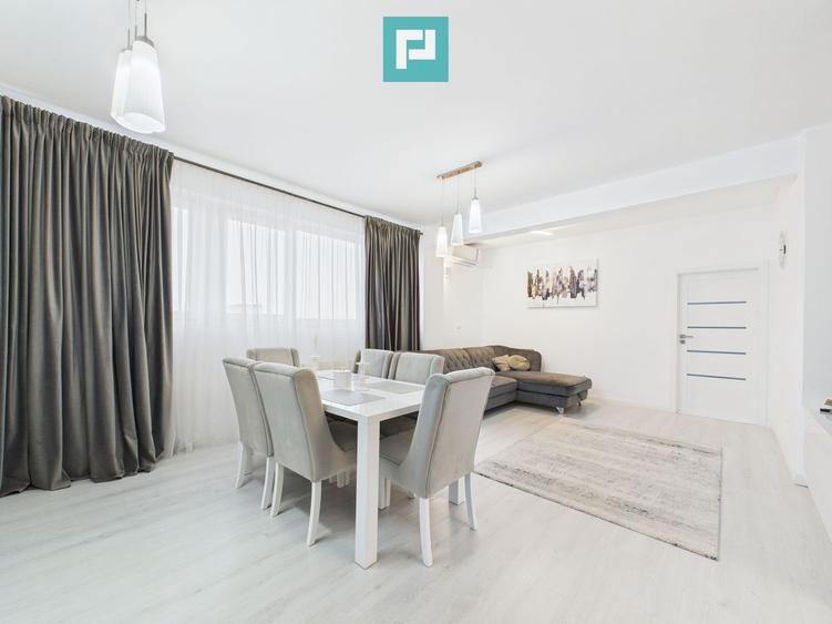 Apartament cu 3 camere semidecomandat, mobilat în UTA