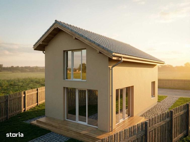 Casă cu 4 camere cu Teren 492 Mp în Baciu
