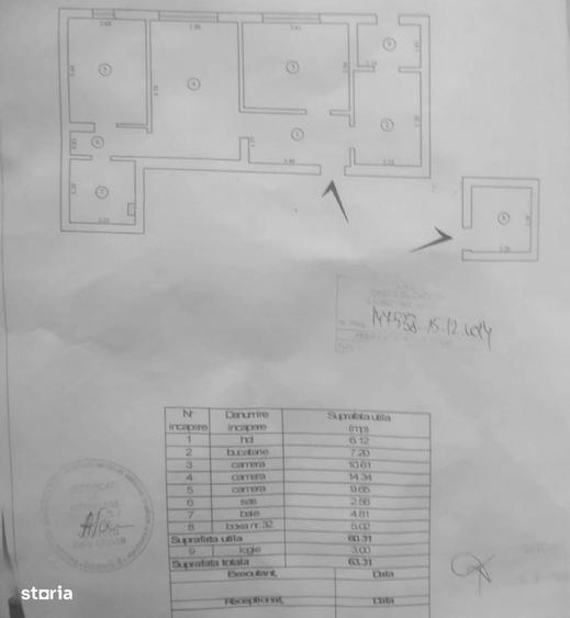 Apartament cu 3 camere decomandat în Independenței