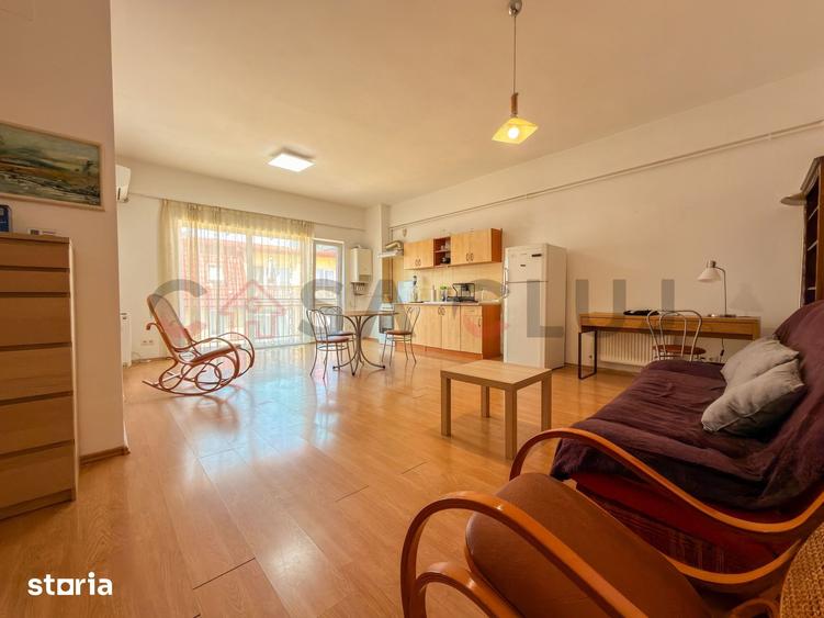 Apartament cu 2 camere semidecomandat în Central