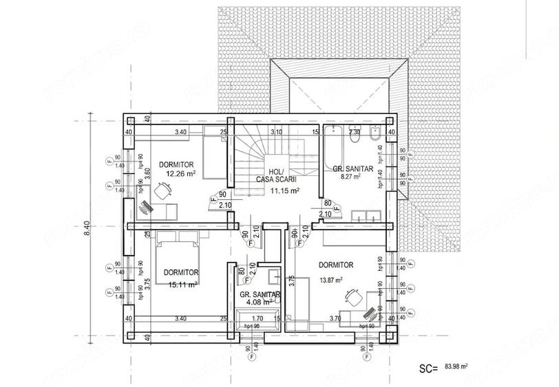 Proiect in execu?ie! Casa individuala,4 camere,3 bai,garaj,Valea Seaca-Popesti ! - 9