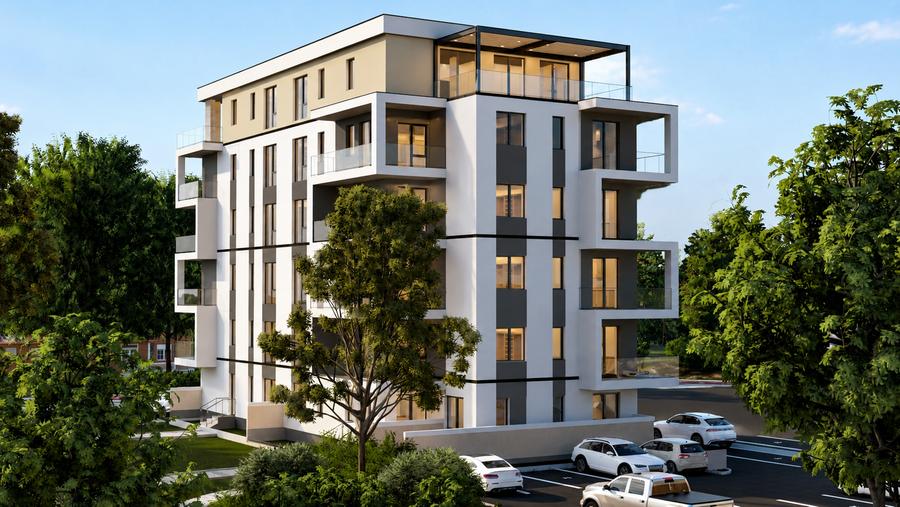 Penthouse 3 Camere | Zona Giroc-Eso | 93mp + Terasa 30mp | Bloc Nou Cu Lift - 2