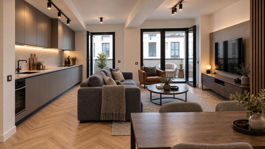 Apartament cu 2 camere decomandat în Pipera