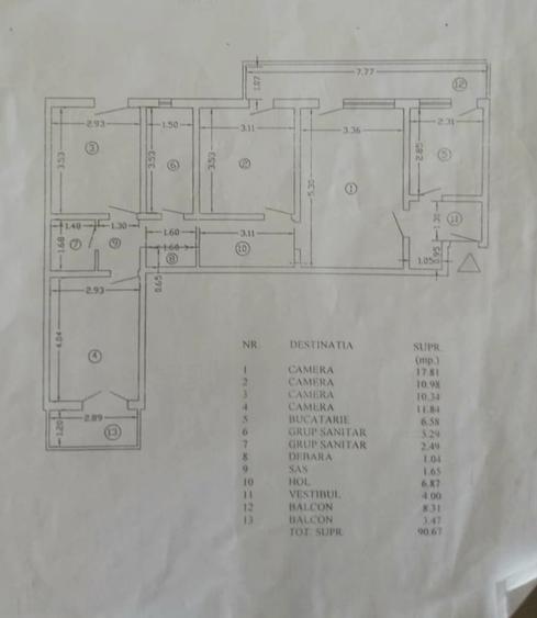 Apartament semidecomandat în Nicolae Grigorescu