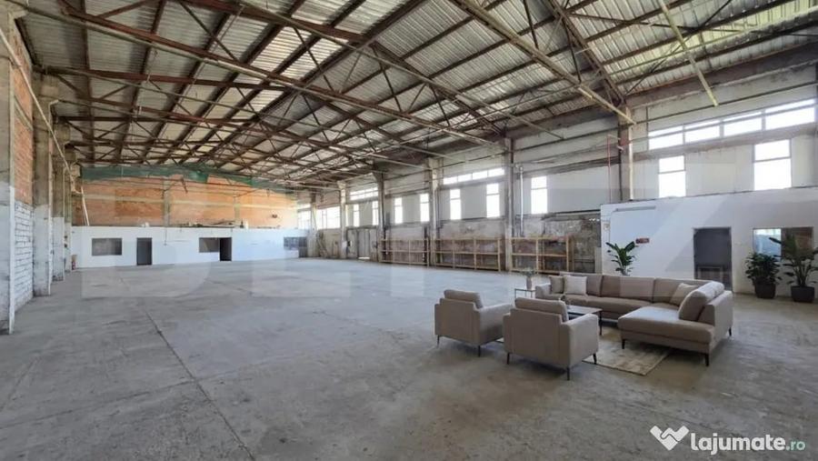 Spațiu comercial, de 1,000 mp, în Industrială