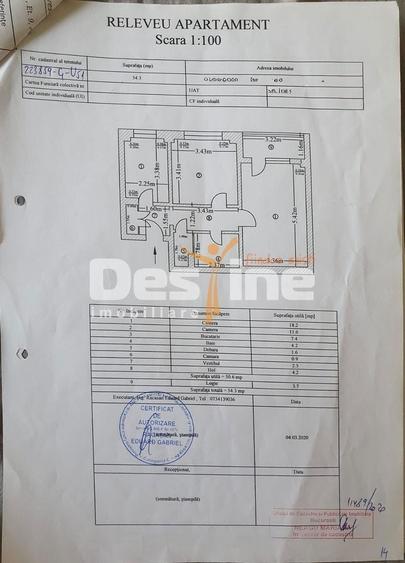Apartament cu 2 camere decomandat, mobilat în Rahova
