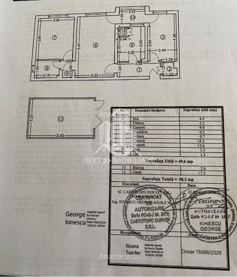 Apartament cu 3 camere semidecomandat în Ultracentral