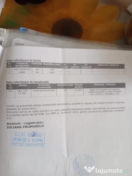 Teren de 7491 mp, în Găiseanca
