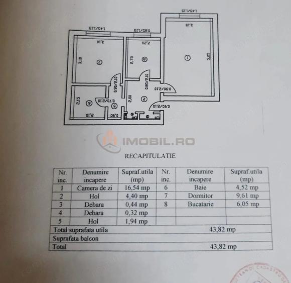 Apartament cu 2 camere decomandat în Alexandru cel Bun