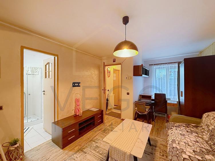 Apartament cu 2 camere semidecomandat, mobilat în Central