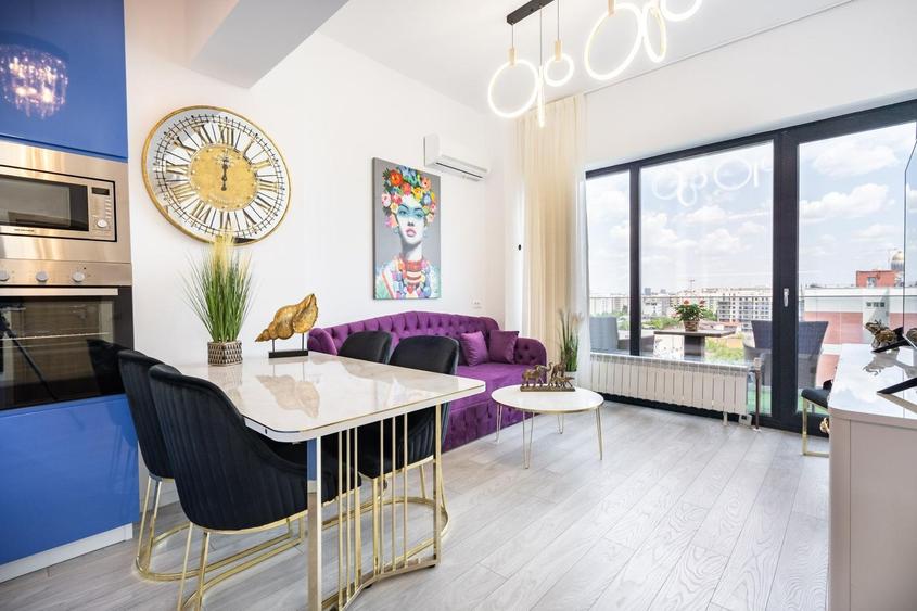 Apartament cu 2 camere semidecomandat, mobilat în 13 Septembrie