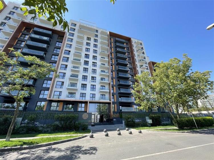 Apartament cu 2 camere semidecomandat, mobilat în Băneasa