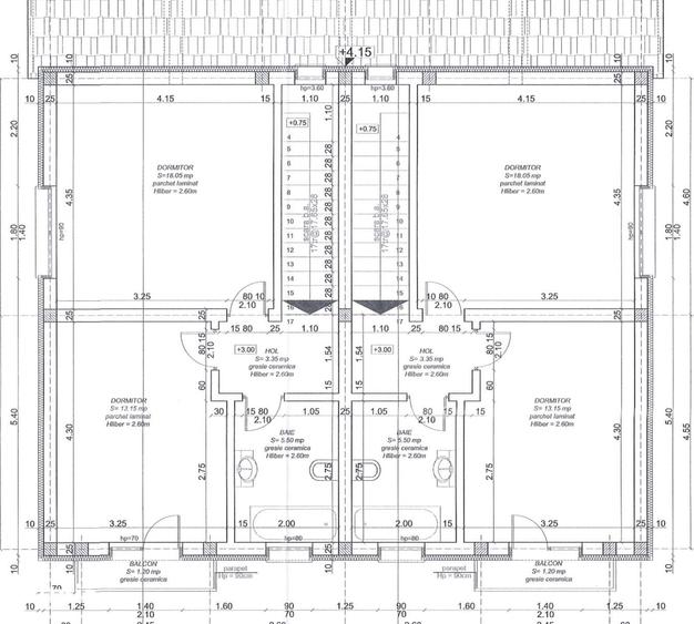 Duplex cu 4 camere si 2 bai - 95 mp - Mosnita - 5