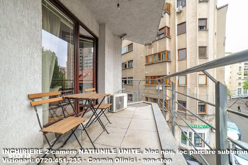 Apartament cu 2 camere decomandat în Națiunile Unite