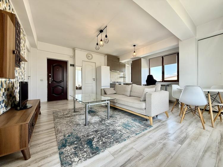 Apartament cu 2 camere semidecomandat, mobilat în Jiului