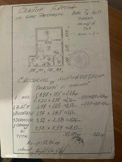 Apartament cu 2 camere semidecomandat în Central