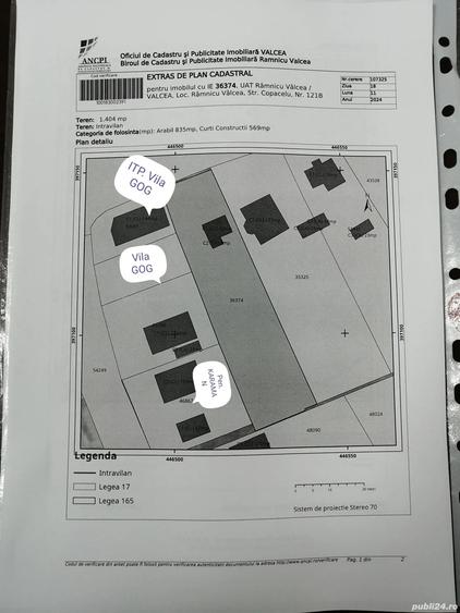 Teren de 1400 mp, în Central