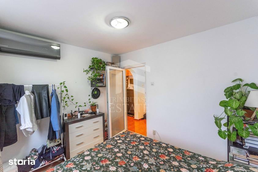 Apartament cu 2 camere decomandat, mobilat în Tei