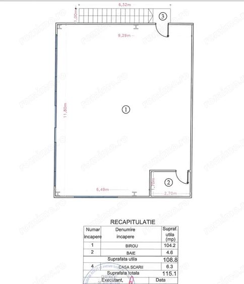 Spațiu comercial, de 379 mp, în Central