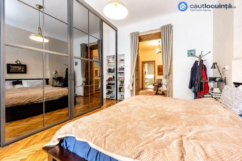 Apartament cu 6 camere, mobilat în P-ța Victoriei