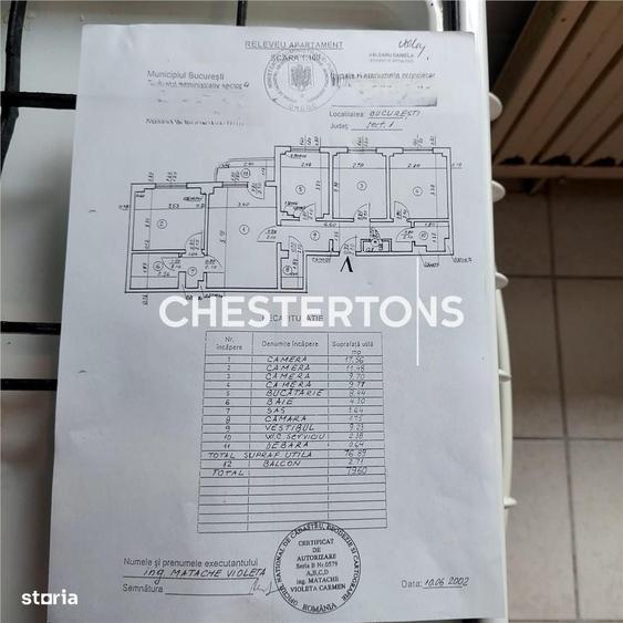 Apartament cu 4 camere semidecomandat în Apărătorii Patriei
