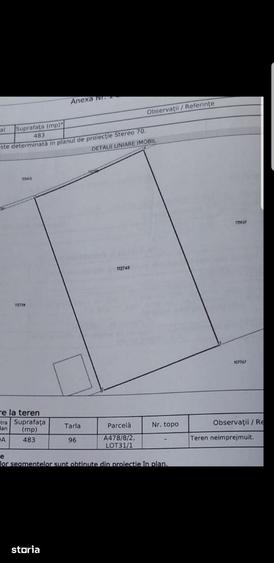 Teren de 483 mp, în Agigea