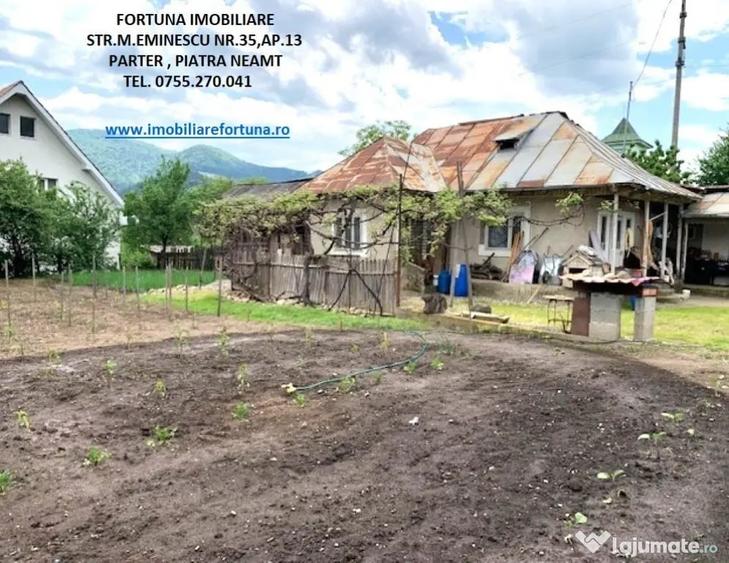 Casă cu 2 camere cu Teren 900 Mp în Central