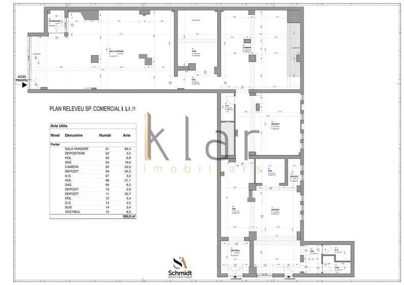 Spațiu comercial, de 286 mp, în Plopilor