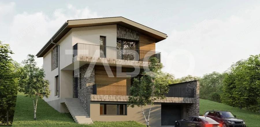 Casă cu 5 camere cu Teren 550 Mp în Chinteni
